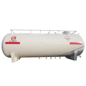 Suministro DE FÁBRICA DE China Precio de tanques de almacenamiento de gas natural GLP industrial horizontal