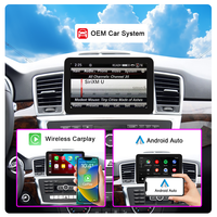 Écran de voiture Linux 9 pouces pour Mercedes Benz ML, prend en charge le CarPlay sans fil, la navigation GPS, le lecteur multimédia DVD