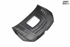 Pour Volkswagen <span class=keywords><strong>Golf</strong></span> 7 MK7 MK7.5 2014-2019, véritable fibre de carbone, style CMST avec kit carrosserie en verre, capot avant <span class=keywords><strong>GTI</strong></span>/R - Product Image 2