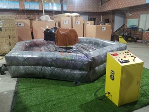 Personalizado al aire libre fiesta juego inflable mecánico Toro montar Juegos simulador mecánico rodeo Toro alquiler - Product Image 3