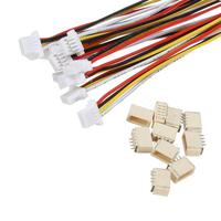 SH 1.0 mikro Mini 2 3 4 5 6 7 8 9 10 11 12 Pin konektor JST dengan kabel 100MM kustom