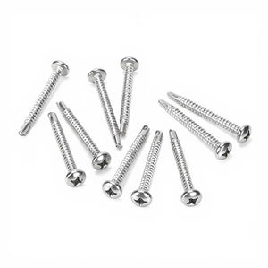 Vis autoforeuses à tête fraisée Phillips en acier inoxydable 304/410, Yaente Factory M3.5 M4.2 M5.5, pour tôles de fer et plaques d'acier - Product Image 4