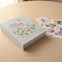 Personalisiertes Liebes-Erinnerungs-Gästebuch Elegantes Hochzeitsalbum Großes Scrapbook Selbstklebendes Hardcover Handgefertigt Großbestellung