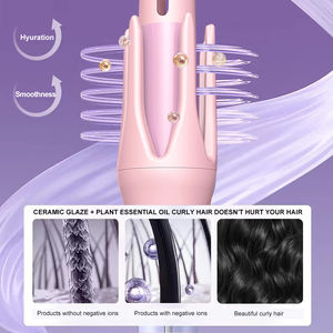 OEM Wholesale Professional Portable USB <b>Foam</b> LCD Curling Iron Cordless Magic Automatic <b>Hair</b> <b>Curler</b> - Product Image 5