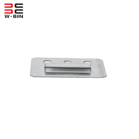 Panneaux muraux en PVC Wangbin, accessoires d'installation de revêtement mural, clips en acier inoxydable pour panneau mural WPC