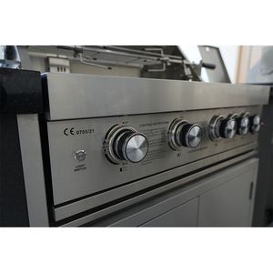 Barbecue commercial SS430 31,3 po de large avec grille chauffante <span class=keywords><strong>et</strong></span> <span class=keywords><strong>bac</strong></span> à graisse, système d'armoire de cuisine extérieure pour barbecue à gaz - Product Image 4