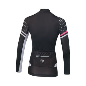 Pantalones cortos de ciclismo para mujer con cremallera completa, forro polar, ligeros, transpirables, cortavientos, de color liso, térmicos, cálidos, de manga tres cuartos para el frío - Product Image 3