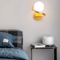 Applique murale moderne, design simple et luxueux pour chambre à coucher, salon, fond, accent, couloir, lampe