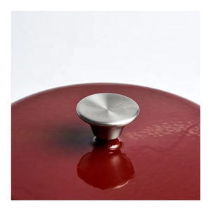 Vente en gros de bouillon de cuisine émaillé en métal <span class=keywords><strong>fonte</strong></span> Casserole pour buffet avec couvercle - Product Image 5