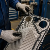 Échangeur de chaleur à plaques en acier inoxydable Jinkailong, joint de cadre, refroidisseur de moteur, économie d'énergie, capacité de débit de 1000 L/h, 220 V/380 V, 1,6 Mpa