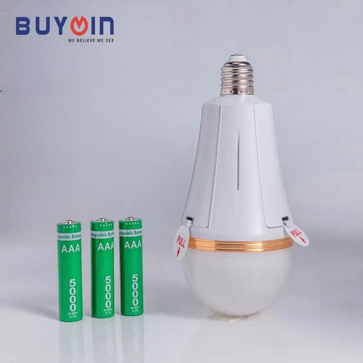 Ngoài Trời Trong Nhà Sạc Led Bulb Trung Quốc Led Khẩn Cấp Bulb Nhà Sản Xuất 20 Wát E27 B22 Thông Minh Phí 2400MAh Khẩn Cấp Led Bulb