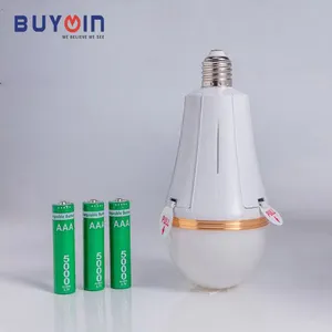 Outdoor Indoor Oplaadbare Led Lamp China Led Nood Lamp Fabrikant 20W E27 B22 Smart Lading 2400Mah Emergency Led lamp