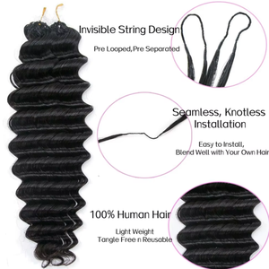 Extensiones de Cabello Virgen Remy Estilo Liso, Tienda en Línea, Fabricante, Cabello 100% Humano, Extensiones de Cabello Humano con Pluma - Product Image 5