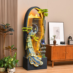 บ้านน้ำพุนกยูงแบบหมุนเวียน - Product Image 3