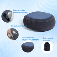 Repose-pieds portable, coussin de repose-pieds gonflable à pression, soulagement de la douleur aux jambes, amélioration de la circulation, coussin de repose-pieds gonflable à pression