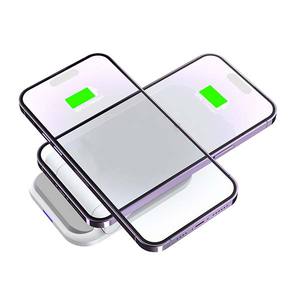 แท่นชาร์จไร้สายแบบพับได้ 15W แบบสองขดลวด รองรับโหมดแนวตั้งและแนวนอน พกพาสะดวก ชาร์จเร็ว - Product Image 6