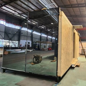 Maisons préfabriquées à ossature <span class=keywords><strong>en</strong></span> <span class=keywords><strong>acier</strong></span> pour serre de patio avec système modulaire Panneaux SIP et revêtement <span class=keywords><strong>en</strong></span> verre réfléchissant - Product Image 4