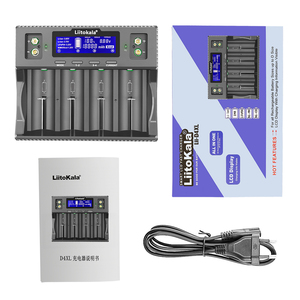 <span class=keywords><strong>Chargeur</strong></span> de batterie LiitoKala Lii-D4XL avec écran LCD pour batteries 21700, 18650 (Li-ion 3.7V), LiFePO4 (3.2V), NiMH/Cd (1.2V), 26650, 26700, 32700, <span class=keywords><strong>D</strong></span>, AA, AAA, 9V - Product Image 2