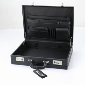 Sang Trọng Mật Khẩu Kinh Doanh PU Da Cặp Túi Xách Máy Tính Xách Tay Cứng Trường Hợp Ngắn Hạn Cho Văn Phòng Người Đàn Ông - Product Image 3