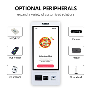 Kiosque de paiement en libre-service Android de haute qualité de 15,6 pouces avec imprimante, fonction SDK, écran tactile capacitif et lecteur QR - Product Image 3
