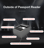 Lecteur de passeport Read Id Sinosecu, peut scanner les passeports, scanner de taille passeport et prend en charge le scanner de code QR d'identité nationale