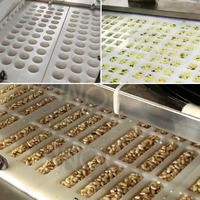 HNOC mesin pembuat kue permen beras gembung otomatis mesin makanan krisie beras Bar sereal Protein lini produksi