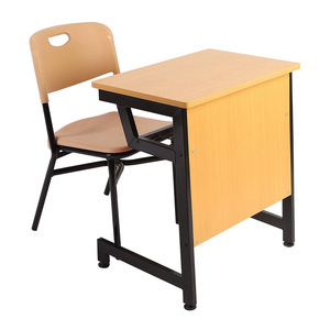 Phong cách hiện đại Trung Học Bàn và ghế đặt Philippine lớp học đồ nội thất sinh viên với bàn gỗ và kim loại ghế - Product Image 1
