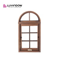 Marcos de Ventanas de Madera y Aluminio Tradicionales Personalizados al por Mayor, Diseño de Ventanas de Madera con Triple Acristalamiento