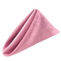 Serviettes de table en tissu lavables en polyester, accessoires élégants pour tables avec paillettes pour mariages, fêtes, événements, banquets