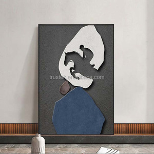 <strong>Large</strong> Trustek Brand Decorative Wallpaper Painting Digital Printing Crystal Aluminum Alloy Indoor Use Optional LED &amp; <strong>Frame</strong> - Product Image 1