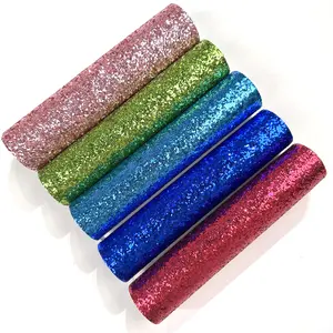 S3002 Chunky PU Faux Glitter Leather <strong>Wallpaper</strong> Shinny Glitter <strong>Wallpapers</strong> Shoes Bags Belts Crafts Luggage Car Decor Home Decor - Product Image 1
