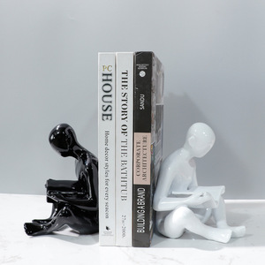 Witt stile moderno decorazione in resina artigianato studio decorazione stile nordico <span class=keywords><strong>personaggi</strong></span> di lettura creativa nuova serie di regali in movimento - Product Image 3