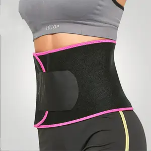 Best Sports New Printing Logo Adjustable Waist Protection Back Wrap Band Slimming Sweat Belt