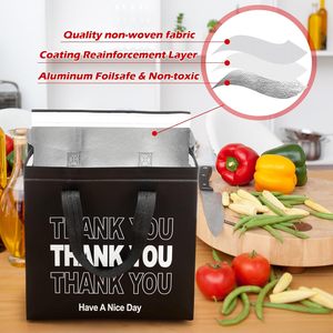 <span class=keywords><strong>Borsa</strong></span> Termica Personalizzata per Asporto, Shopping e Consegna di Cibo, Isolata per Alimenti Congelati - Product Image 3