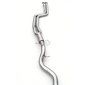 Tubo de Escape Catback para BMW 325i <span class=keywords><strong>325</strong></span> <span class=keywords><strong>Touring</strong></span> 2.5 N52 E91, Válvula de Escape 2005-2009, Sistema de Escape de Acero Inoxidable de 1.5 mm de Espesor - Product Image 4