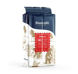 Vente en gros de café moulu de haute qualité à torréfaction moyenne et à goût moelleux Café moulu à la caféine d'Italie 100% grains de robusta - Product Image 1