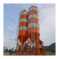 Silo per Cemento in Acciaio ad Alta Resistenza da 1000 Tonnellate con Motore per Costruzioni Industriali (Riutilizzabile)