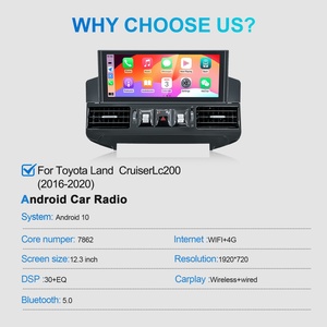 Navihua pour Toyota Land Cruiser LC200 2016-2020 – Autoradio Android 12.3 avec GPS, Navigation, Multimédia et Carplay – Unité Centrale de Voiture - Product Image 6