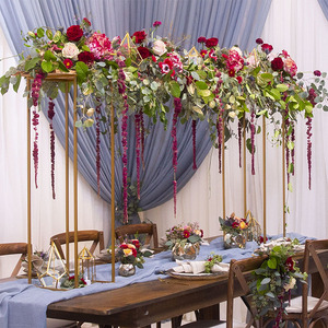 <span class=keywords><strong>Centre</strong></span> <span class=keywords><strong>de</strong></span> <span class=keywords><strong>Table</strong></span> Offre Spéciale fleurs <span class=keywords><strong>pour</strong></span> décoration <span class=keywords><strong>de</strong></span> mariage et <span class=keywords><strong>de</strong></span> noël - Product Image 3