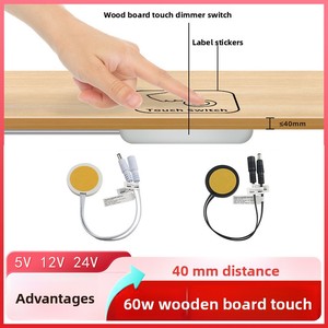 5/12/24V cảm biến cảm ứng gỗ cảm ứng chuyển đổi đường dài mờ cho tủ quần áo hoặc tủ để bàn ẩn thâm nhập - Product Image 3