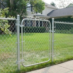 Hot Sales 6 ft Black Chain Link Drahtgitter zaun Wirtschaft liches Zaun gitter & Tore pro Quadratmeter Aus gezeichneter Wert - Product Image 3