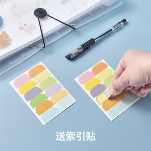 Thiết Bị Lưu Trữ Văn Phòng Phẩm Phong Cách Hàn Quốc Cho Trẻ Em Giao Hàng Thả Nhiều Màu Túi PP Treo Hoạt Hình Túi Đựng Tài Liệu - Product Image 3