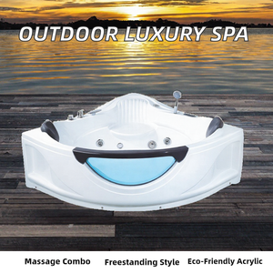 Sistema de Bañera Independiente de Lujo Moderno para Hoteles y Spas al Aire Libre con Función de Masaje, Accesorios de Acrílico Ecológicos y Resistentes para Baño Profundo - Product Image 2