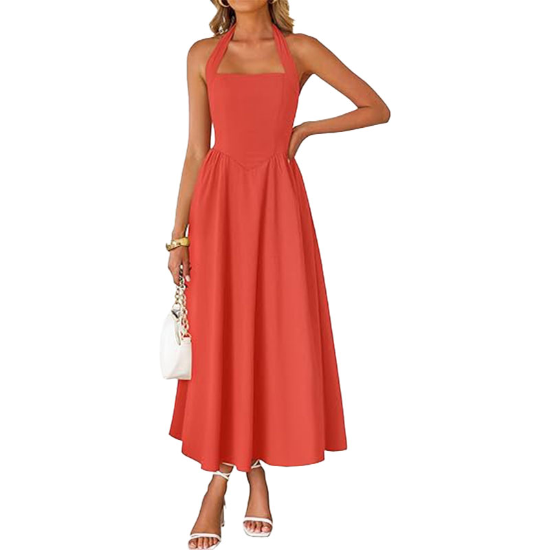 www fashion express dresses DESERT EXPRESS WOVEN SATIN MINI DRESS l FLYING TOMATO FUCHSIA / S