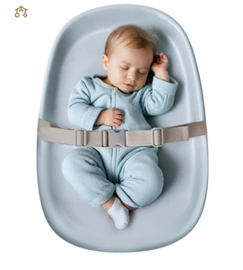 Aibedo Modern Portable Grey Creamy White Infant PU Foam Soft Waterproof Baby <strong>Changing</strong> Pad for 3-60 Months Diaper Changes - Product Image 4