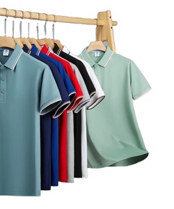 เสื้อโปโลสำหรับผู้ชายเสื้อโปโลผ้าฝ้ายปักโลโก้ขนาดพิเศษ - Product Image 3