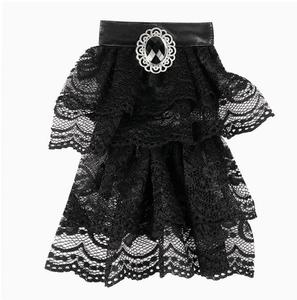Collier faux médiéval Renaissance vintage pour femme/homme, <span class=keywords><strong>Jabot</strong></span> victorien détachable, accessoire de costume Steampunk avec nœud papillon - Product Image 3