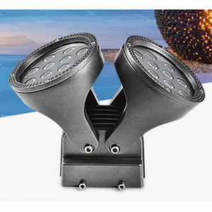 Lampe murale extérieure Led 110-240V, étanche, angle de faisceau de 20 degrés, forme cylindrique avec angle réglable pour l'éclairage paysager - Product Image 3