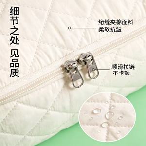 Quilted <b>Toiletry</b> <b>Bag</b> Large Capacity <b>Hanging</b> Makeup Organizer <b>Travel</b> Cosmetic Case - Product Image 4