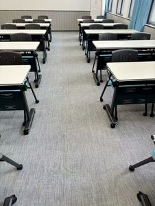 Suelo tejido de vinilo PVC respetuoso con el medio ambiente resistente al fuego impermeable con característica antideslizante para Avenue - Product Image 3